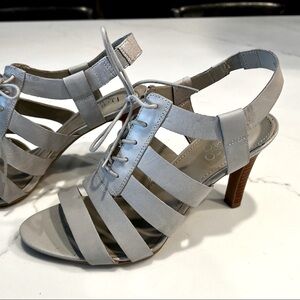 Franco Sarto Cute Strappy Heeled Sandals Size 7 1/2 M